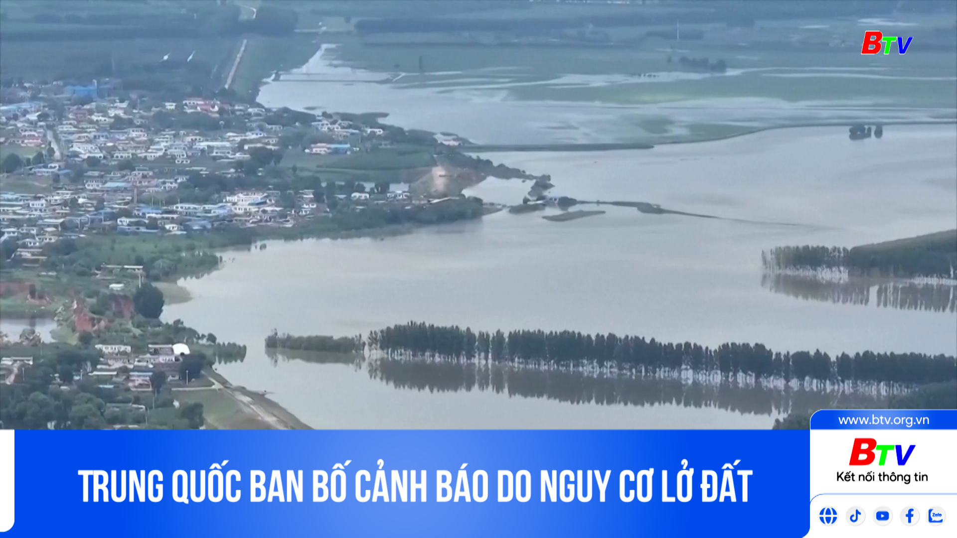 Trung Quốc ban bố cảnh báo do nguy cơ lở đất