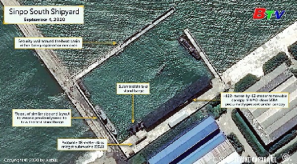 Triều Tiên có thể phóng tên lửa từ tàu ngầm