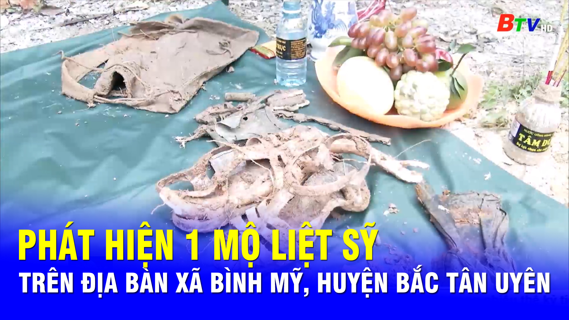 Phát hiện 1 mộ liệt sỹ trên địa bàn xã Bình Mỹ, huyện Bắc Tân Uyên