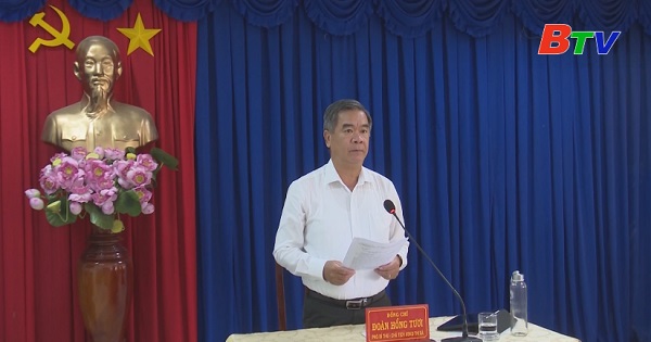 Thị xã Tân Uyên họp Ban Chỉ đạo phòng chống dịch COVID-19