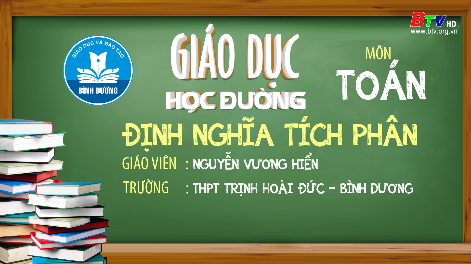 Định nghĩa tích phân