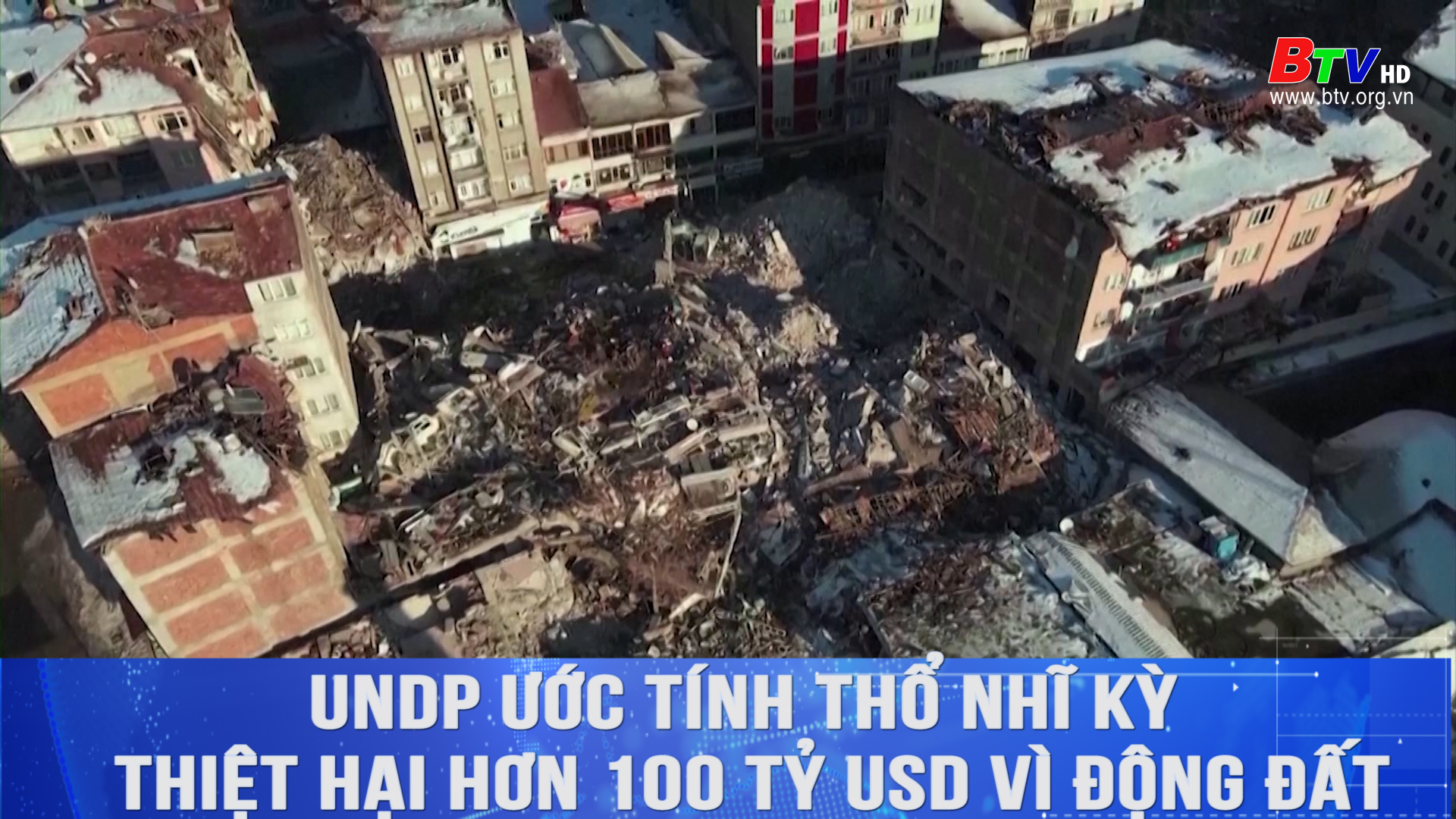 UNDP ước tính Thổ Nhĩ Kỳ thiệt hại hơn 100 tỷ USD vì động đất