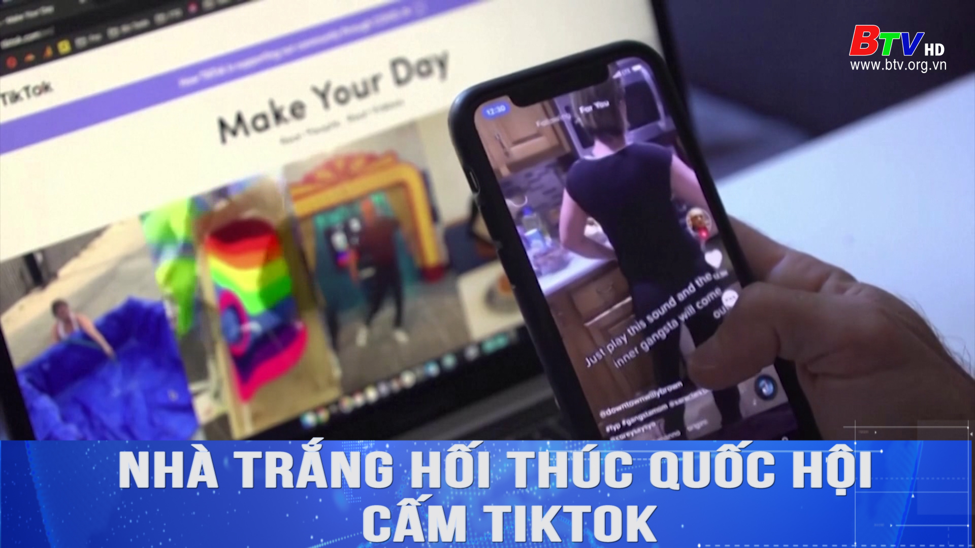 Nhà Trắng hối thúc quốc hội cấm tiktok