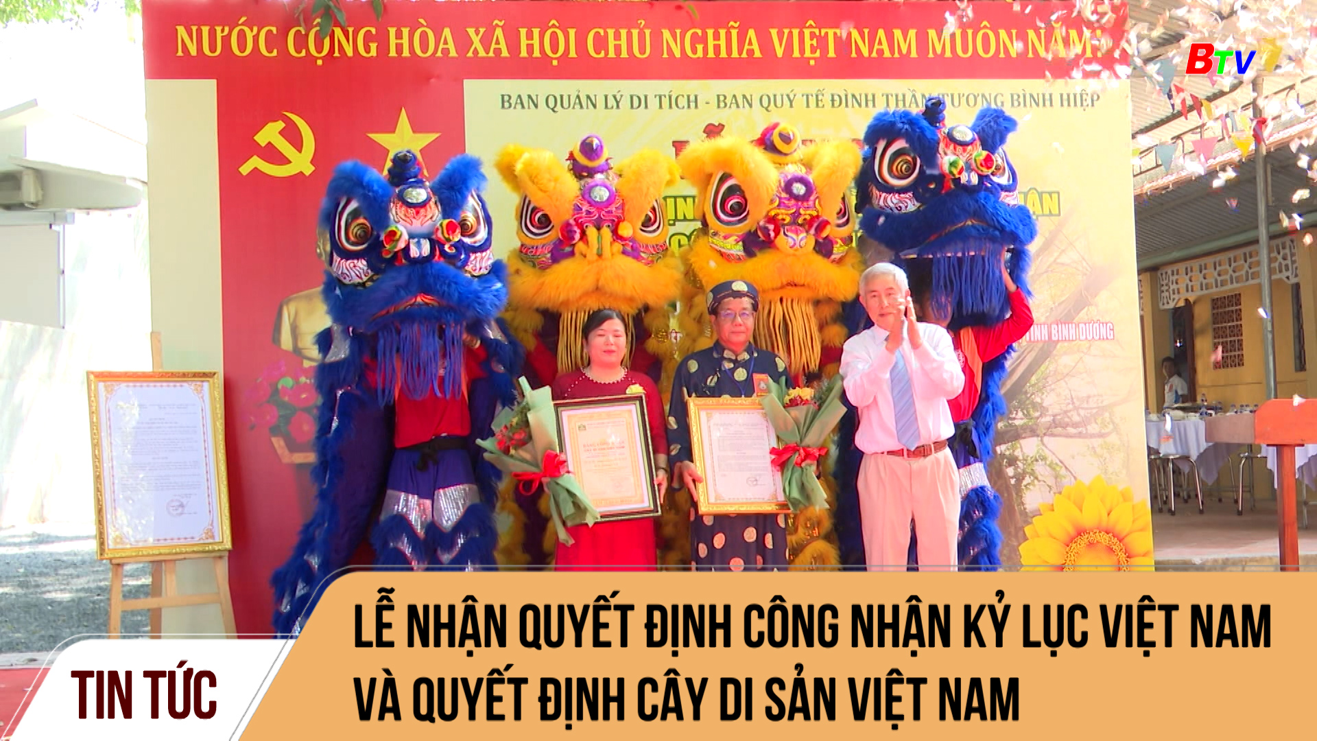 Lễ nhận Quyết định công nhận kỷ lục Việt Nam và quyết định cây di sản Việt Nam