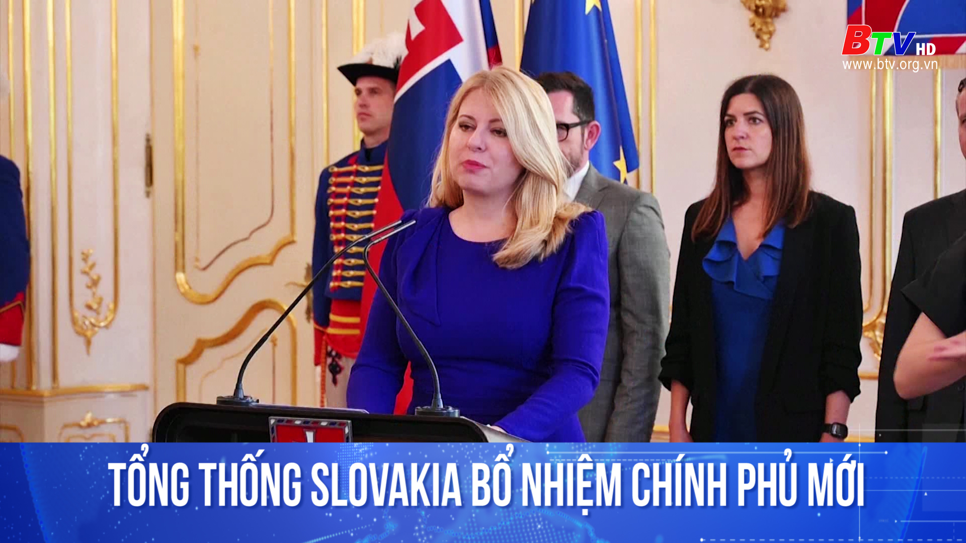 Tổng thống Slovakia bổ nhiệm chính phủ mới