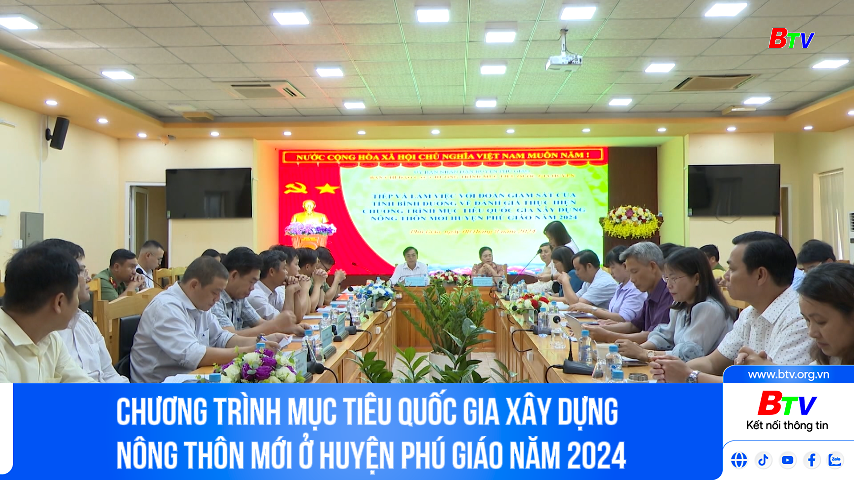 Chương trình mục tiêu quốc gia xây dựng Nông thôn mới ở huyện Phú Giáo năm 2024