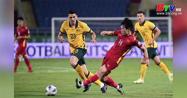 Đội tuyển Việt Nam thua tối thiểu đội tuyển Australia