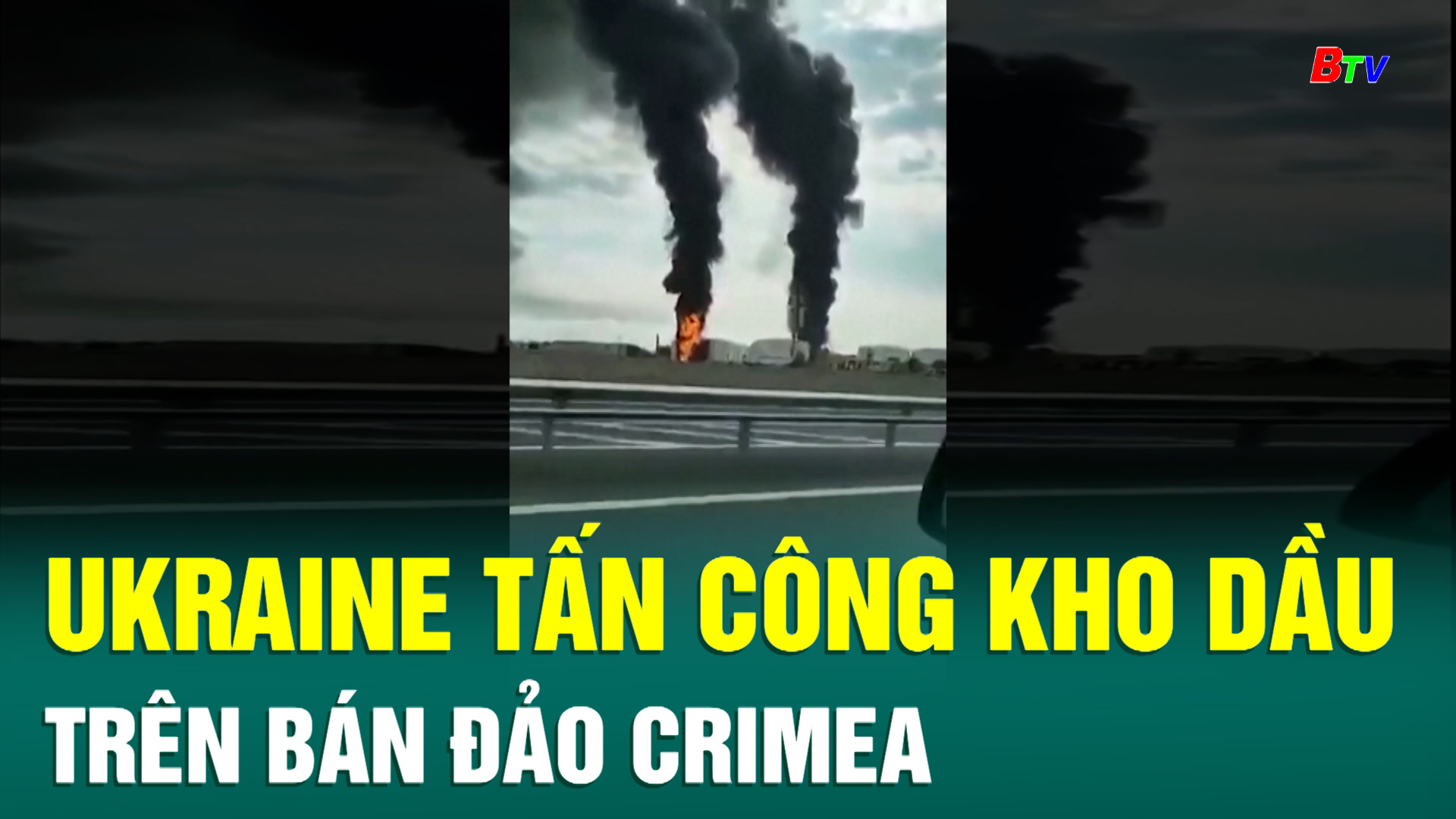 Ukraine tấn công kho dầu trên Bán đảo Crimea