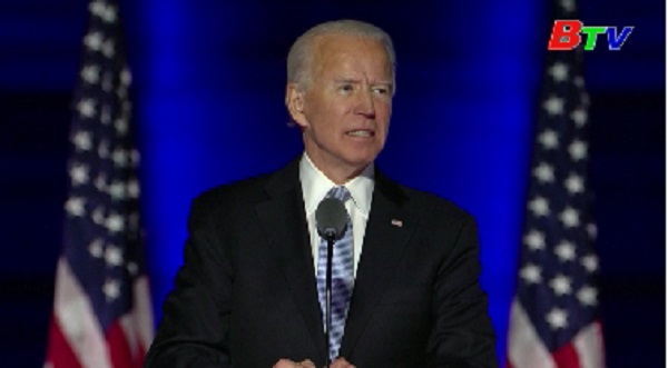 Ông Joe Biden tuyên bố giành chiến thắng