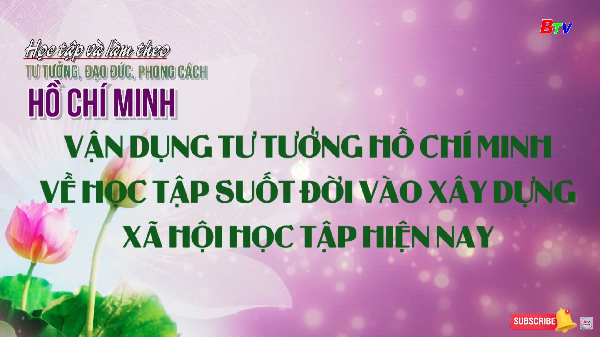 Vận dụng tư tưởng Hồ Chí Minh về học tập suốt đời vào xây dựng xã hội học tập hiện nay