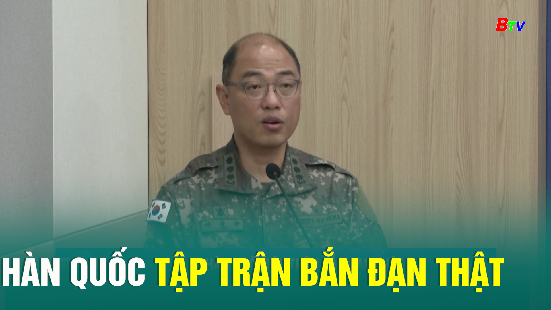 Hàn Quốc tập trận bắn đạn thật