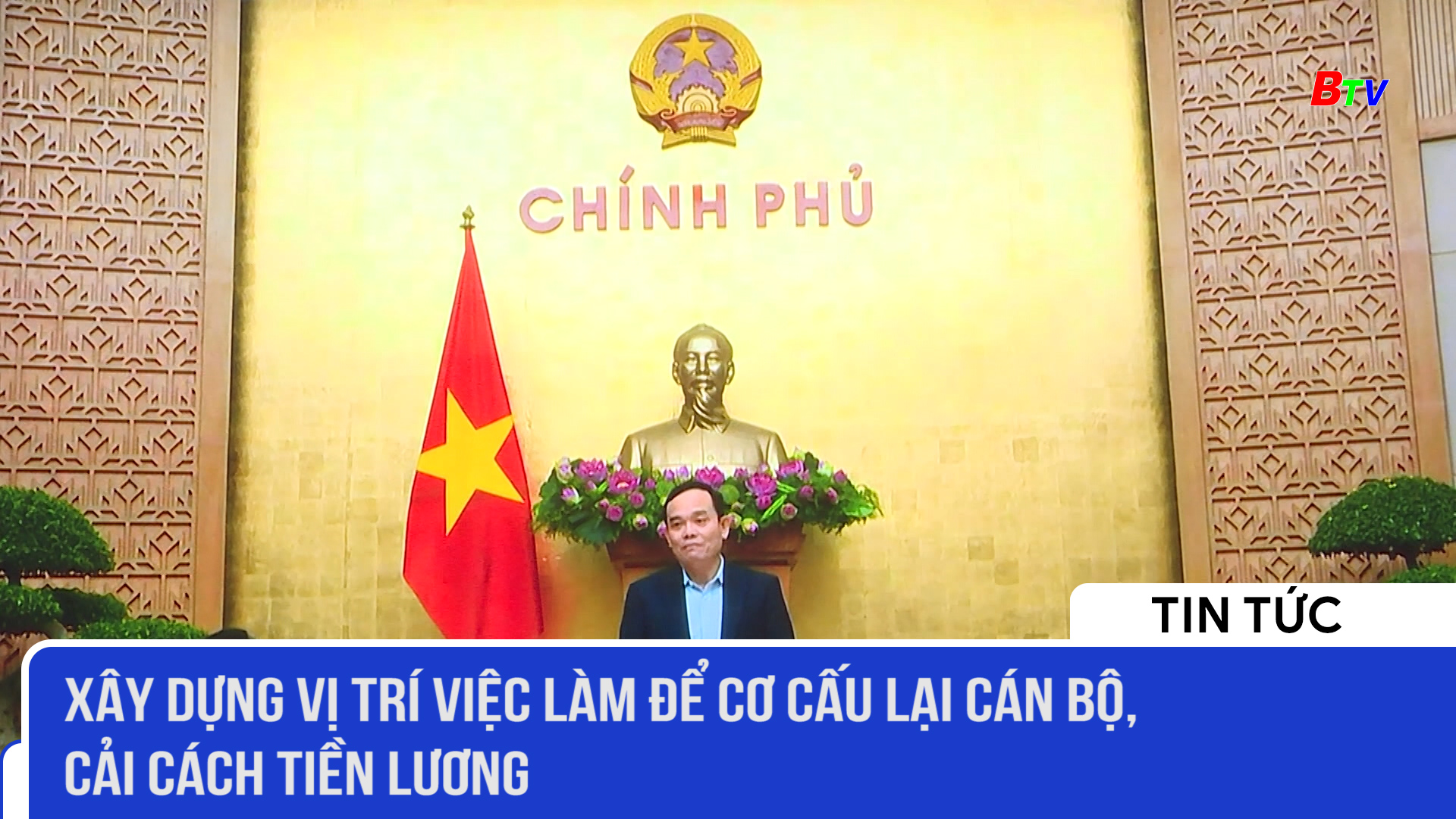 Xây dựng vị trí việc làm để cơ cấu lại cán bộ, cải cách tiền lương