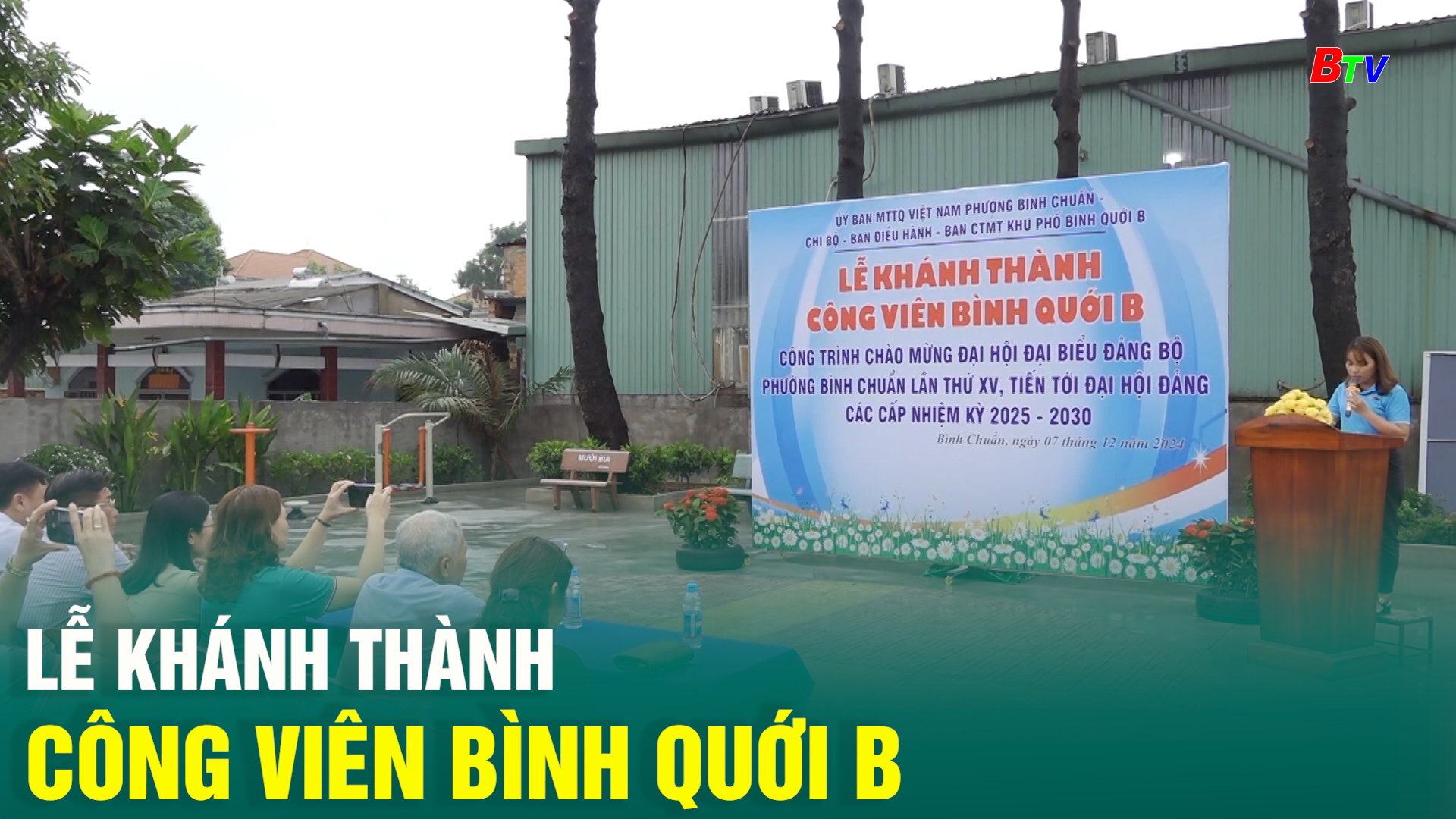 Lễ Khánh thành công viên Bình Quới B