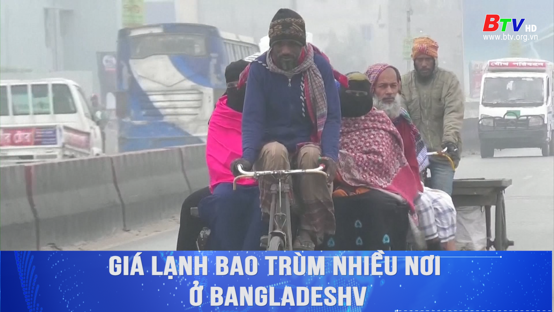 Giá lạnh bao trùm nhiều nơi ở Bangladesh