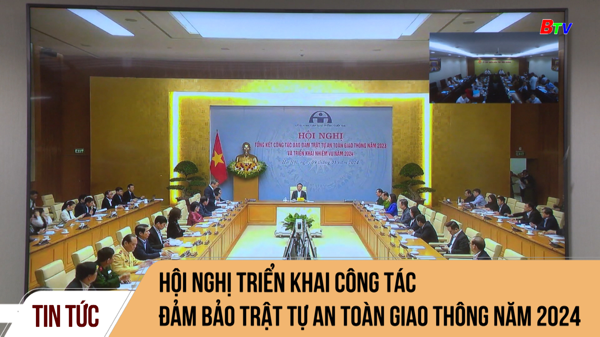 Hội nghị triển khai công tác đảm bảo trật tự an toàn giao thông năm 2024