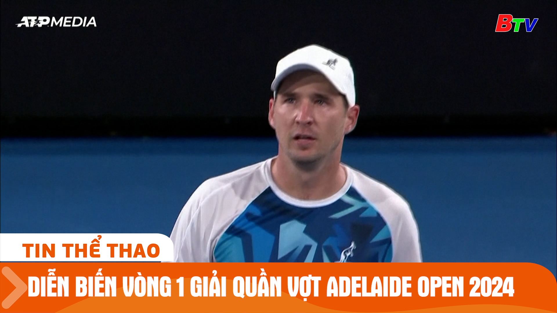 Diễn biến vòng 1 Giải quần vợt Adelaide Open 2024 | Tin Thể thao 24h