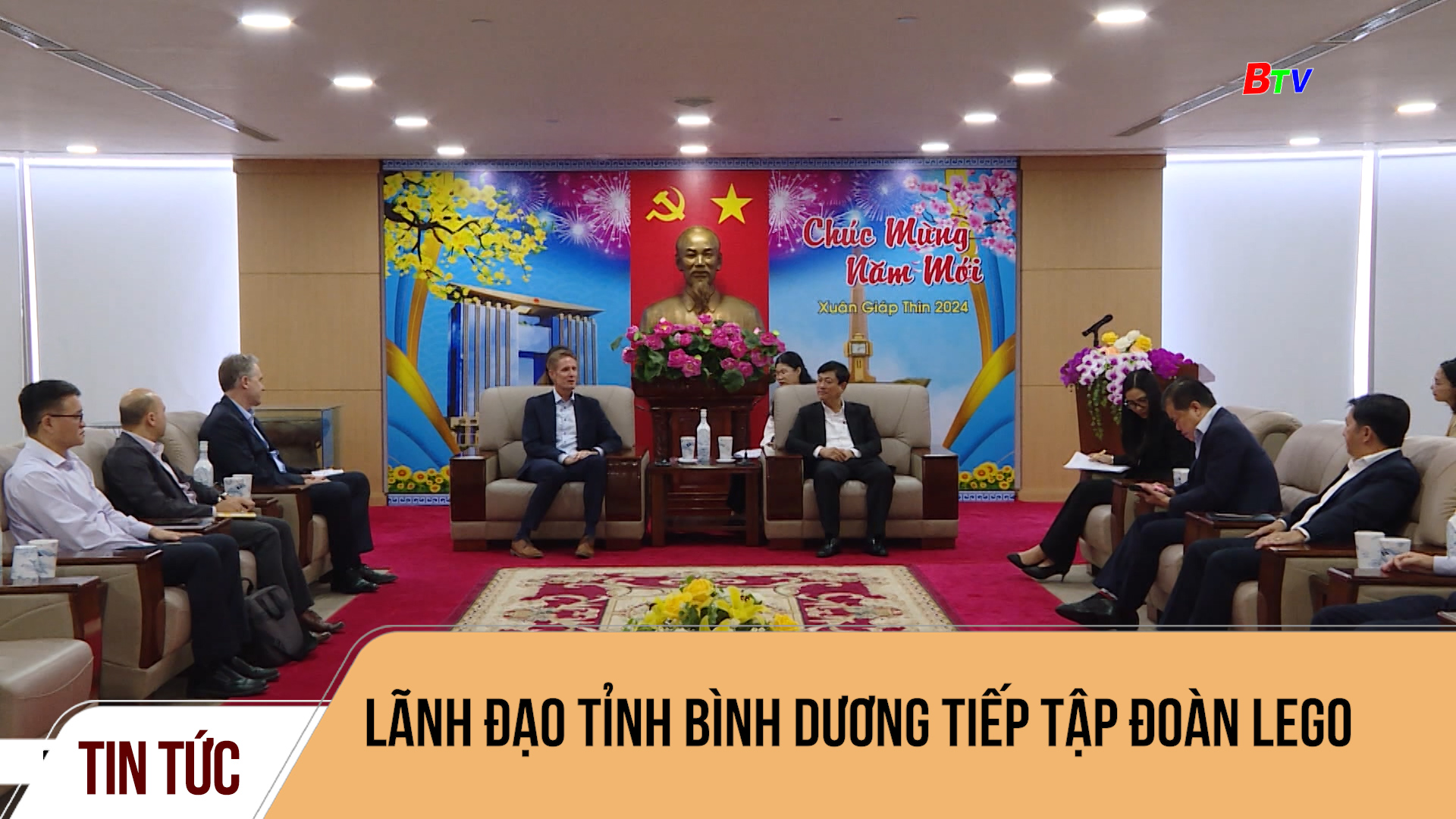 Lãnh đạo tỉnh Bình Dương tiếp Tập đoàn Lego