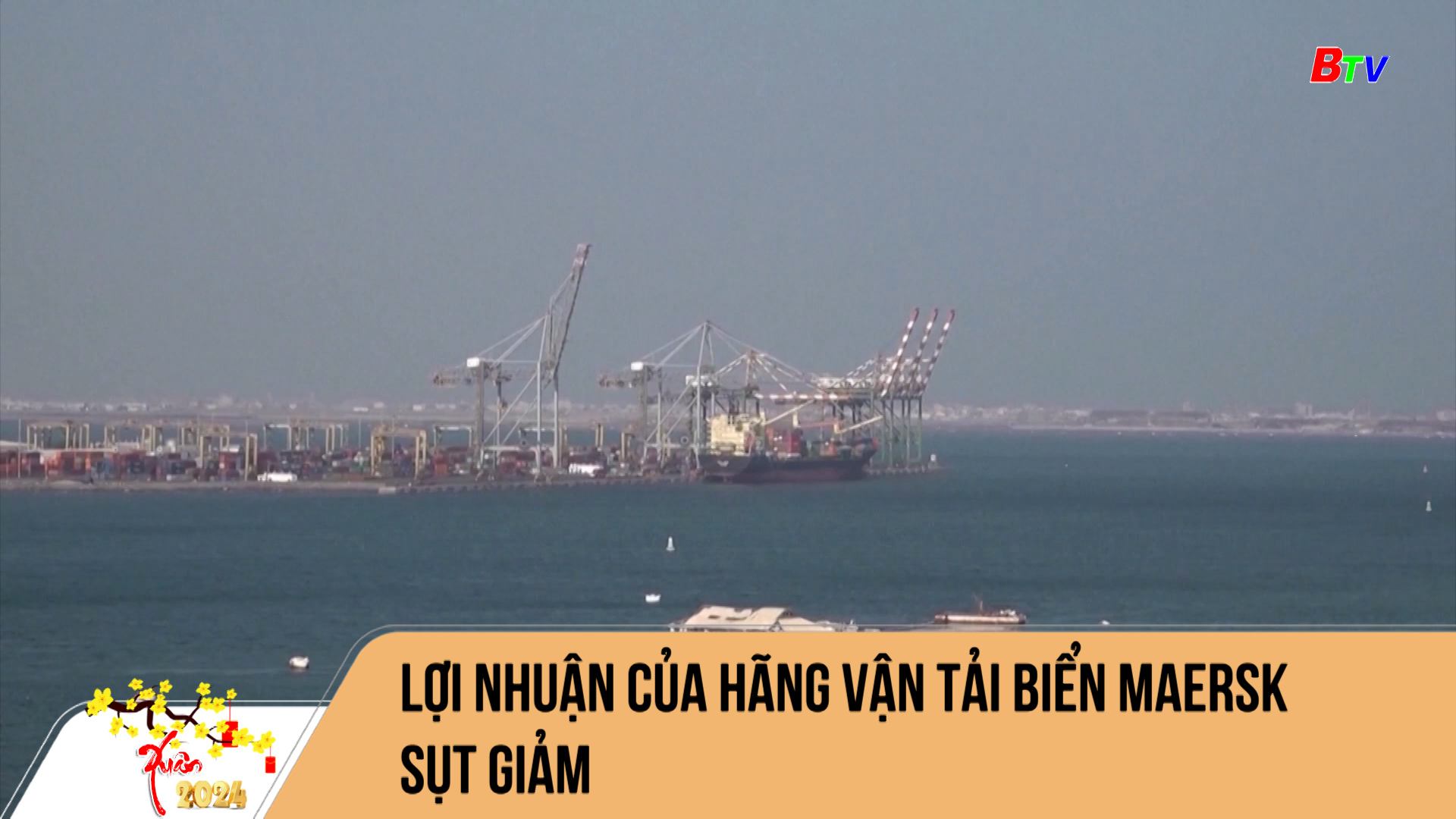 Lợi nhuận của hãng vận tải biển Maersk sụt giảm