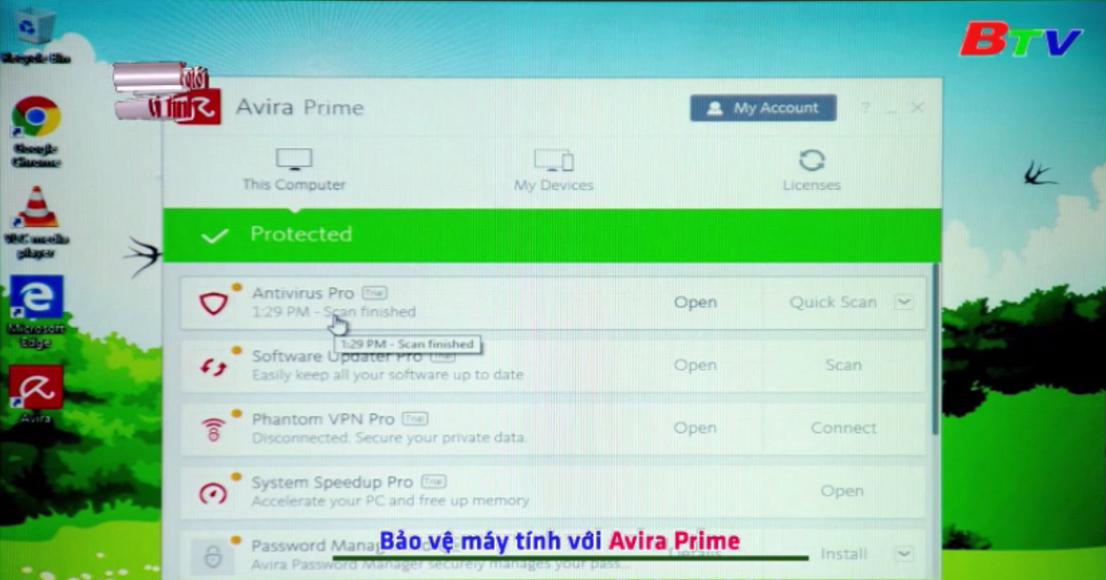 Bảo vệ máy tính với Avira Prime