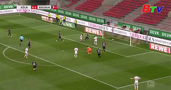 Vòng 24 Bundesliga – Cologne 1-1 Werder Bremen