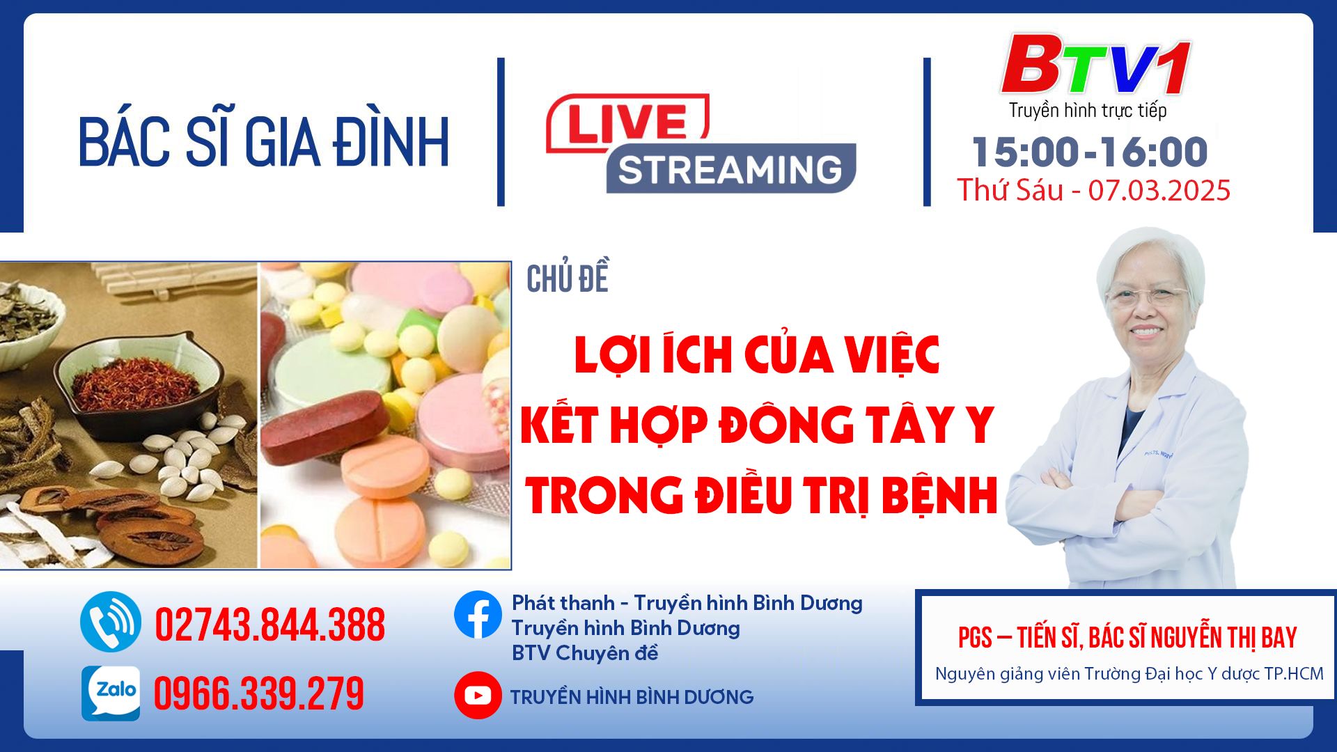 Lợi ích của việc kết hợp đông tây y trong điều trị bệnh | Bác sĩ gia đình 