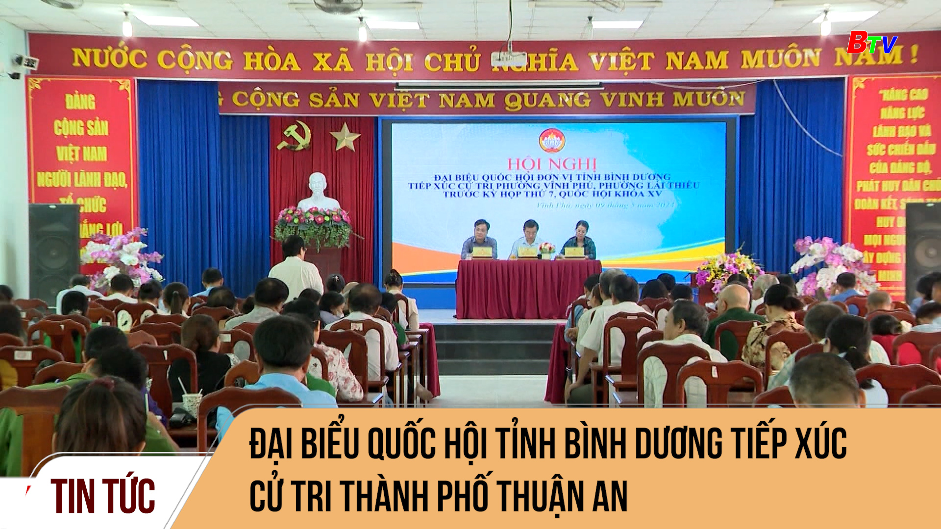 Đại biểu Quốc hội tỉnh Bình Dương tiếp xúc cử tri thành phố Thuận An