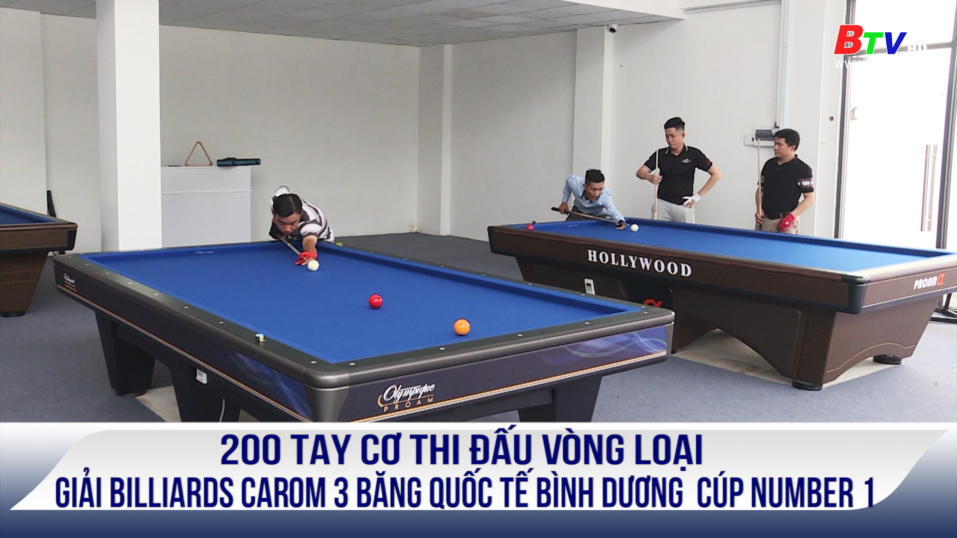 200 tay cơ thi đấu vòng loại giải Billiards carom 3 băng quốc tế Bình Dương  Cúp Number 1