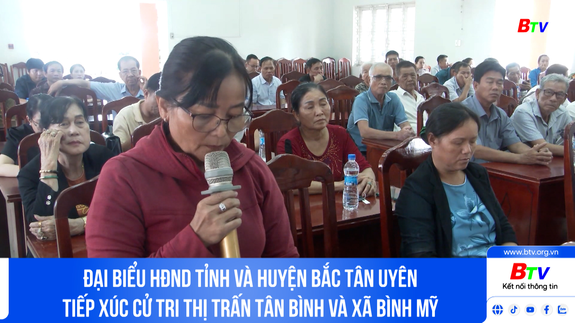 Đại biểu HĐND tỉnh và huyện Bắc Tân Uyên tiếp xúc cử tri thị trấn Tân Bình và xã Bình Mỹ