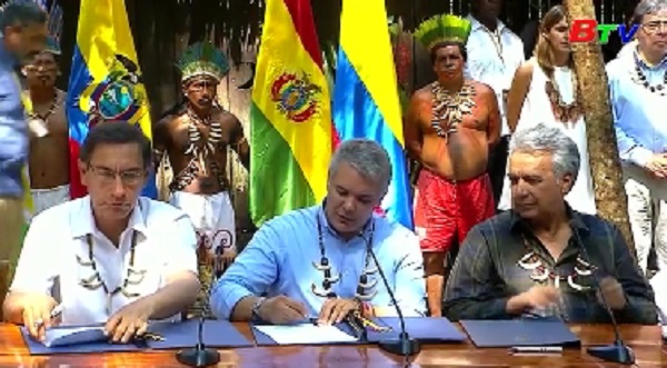 Các quốc gia Nam Mỹ ký thỏa thuận phối hợp bảo vệ rừng Amazon