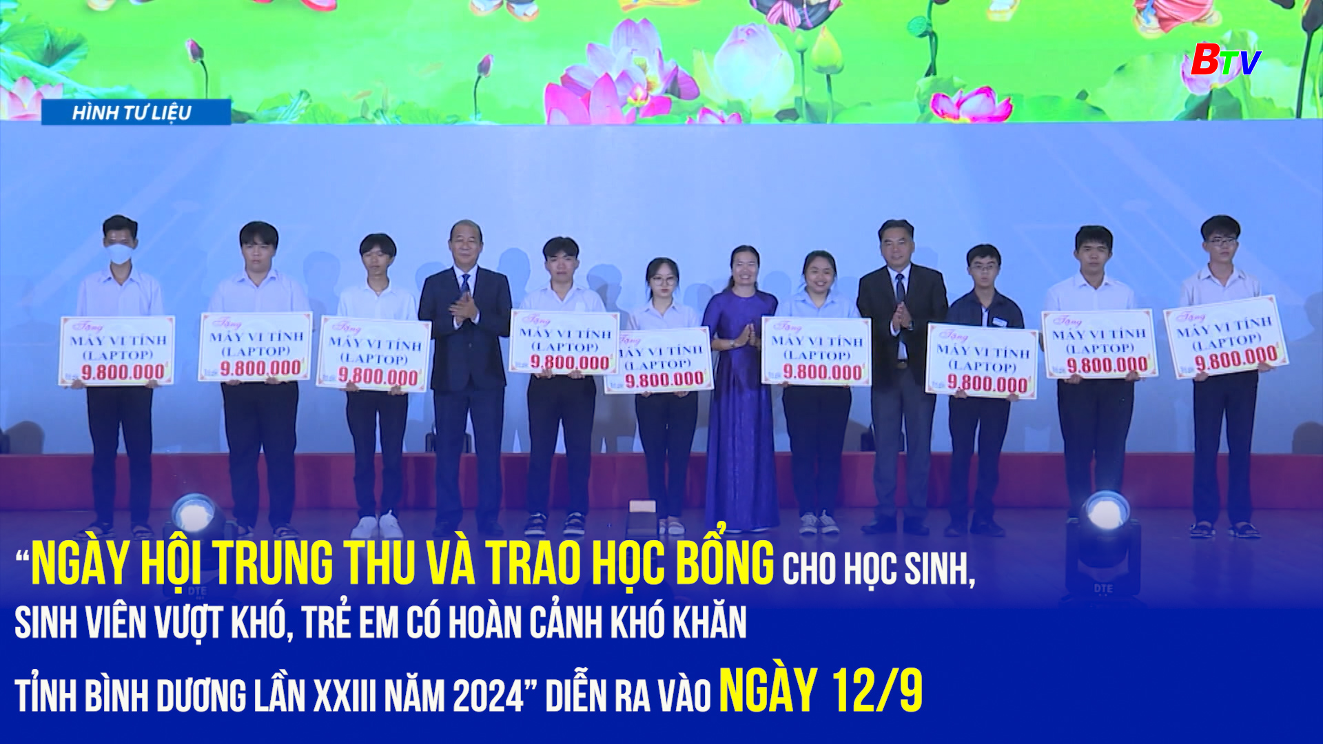 “Ngày hội Trung thu và trao học bổng cho học sinh, sinh viên vượt khó, trẻ em có hoàn cảnh khó khăn tỉnh Bình Dương lần XXIII  năm 2024” diễn ra vào ngày 12/9