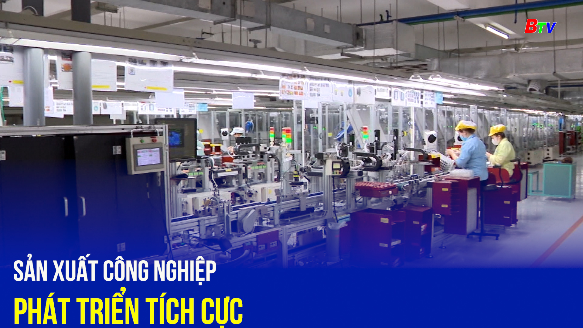 Sản xuất công nghiệp phát triển tích cực