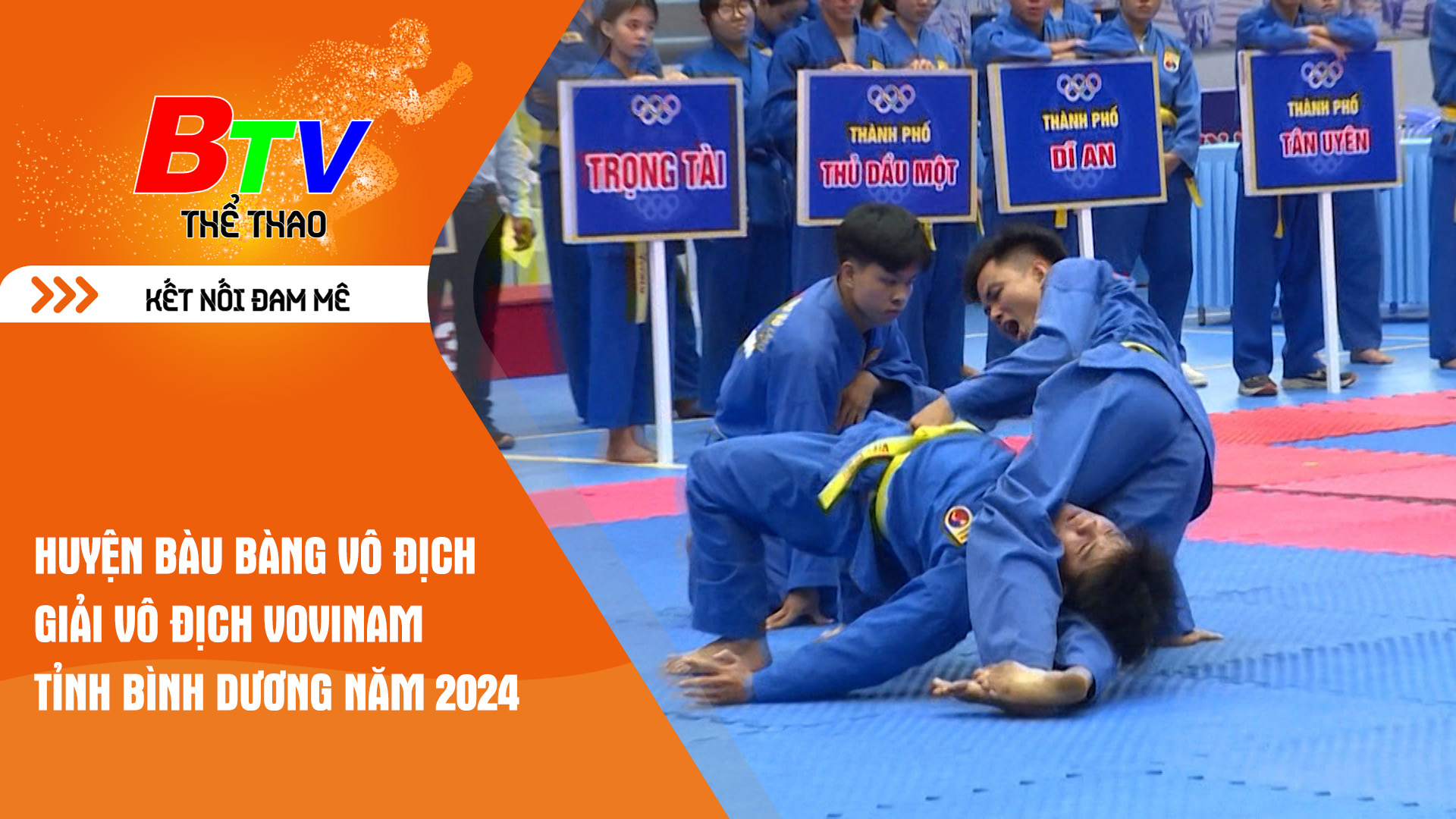 Huyện Bàu Bàng vô địch Giải vô địch Vovinam tỉnh Bình Dương năm 2024 | Tin Thể thao 24h