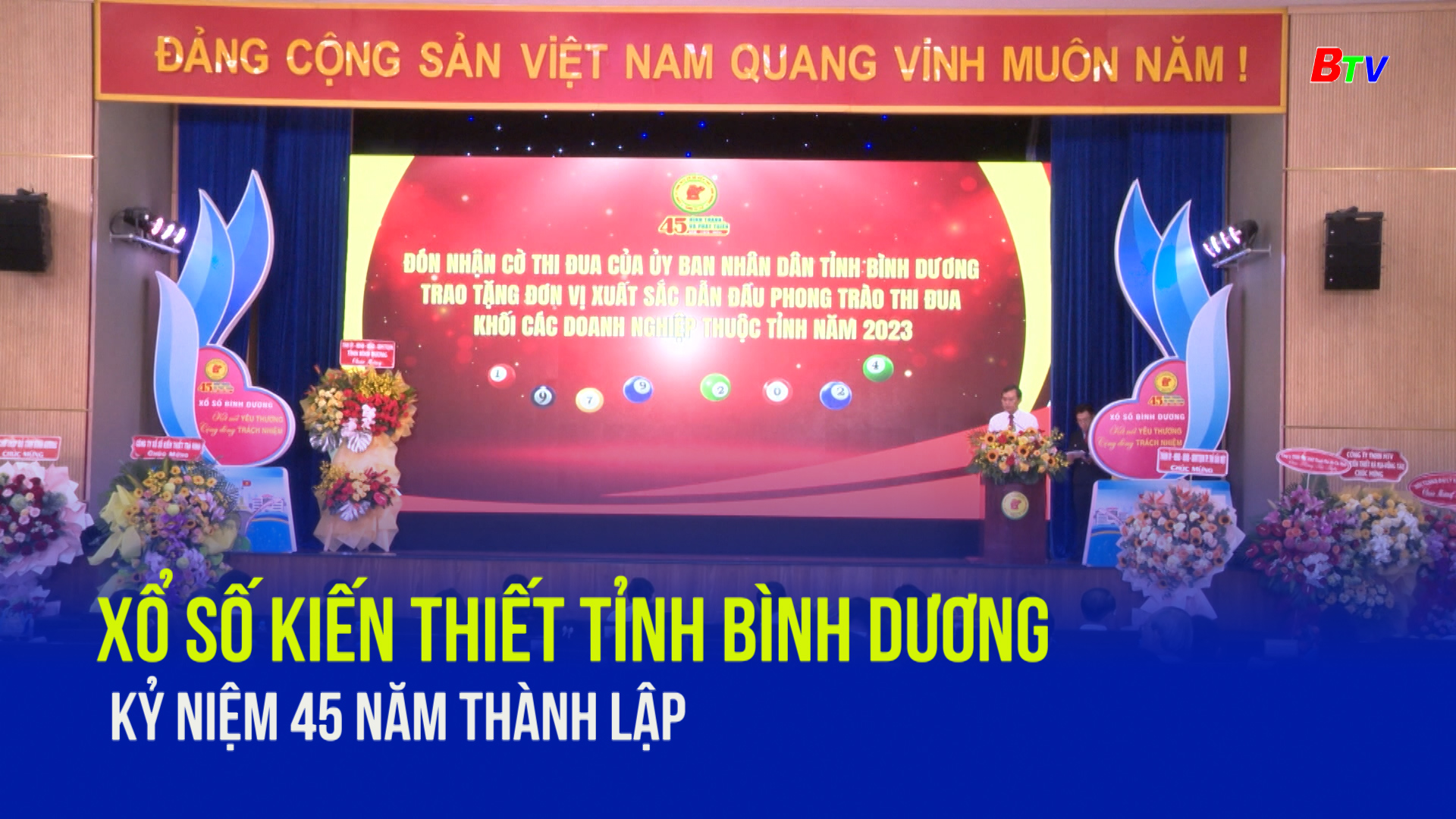 Xổ số kiến thiết tỉnh Bình Dương kỷ niệm 45 năm thành lập