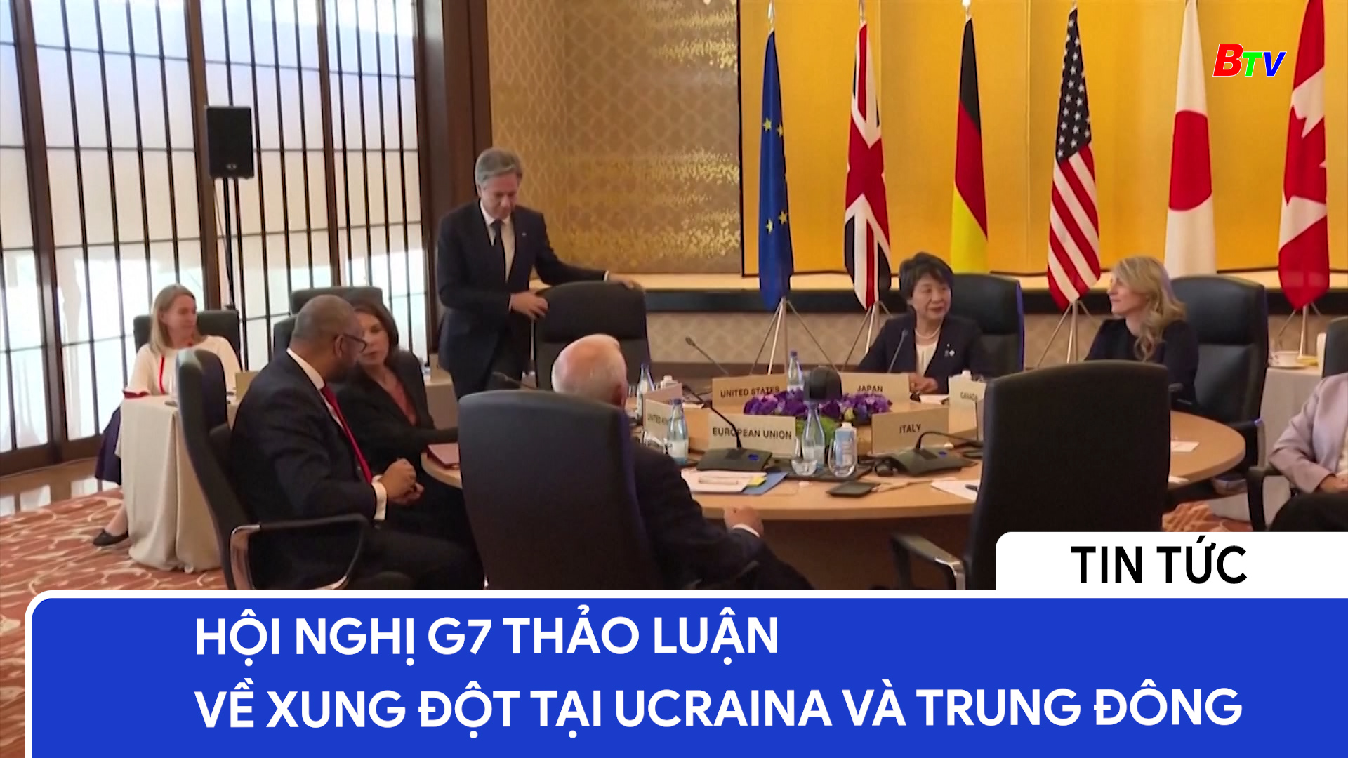 Hội nghị G7 thảo luận về xung đột tại Ucraina và Trung đông
