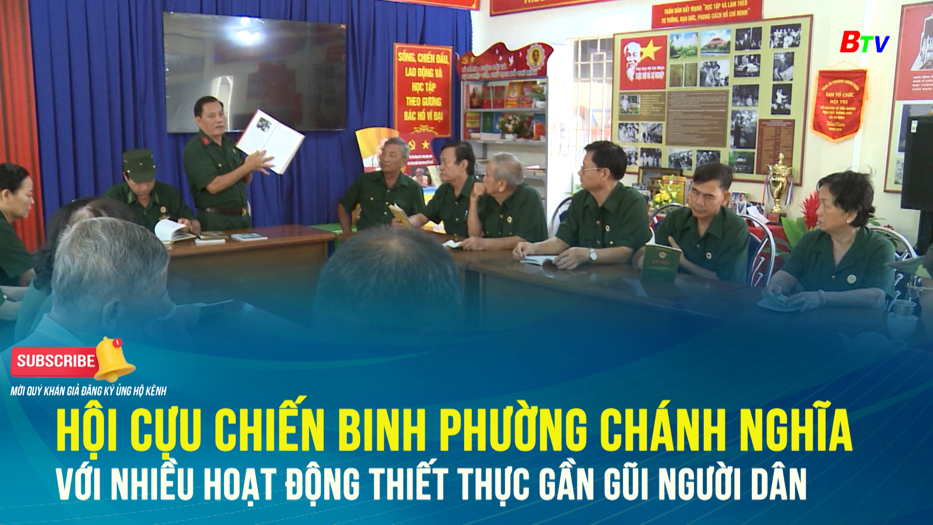 Hội Cựu chiến binh phường Chánh Nghĩa với nhiều hoạt động thiết thực gần gũi người dân.