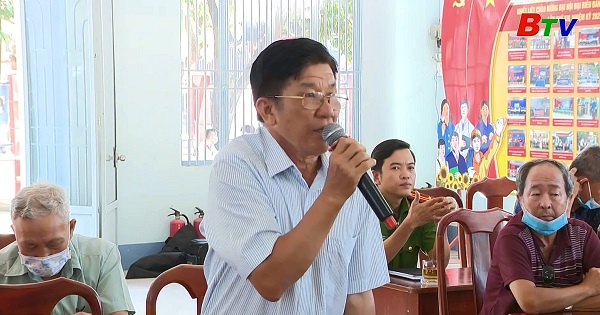 Đại biểu HĐND tiếp xúc cử tri phường Bình Chuẩn