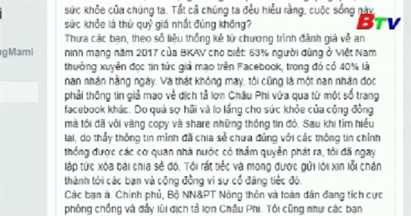 Tràn lan tin giả trên mạng xã hội