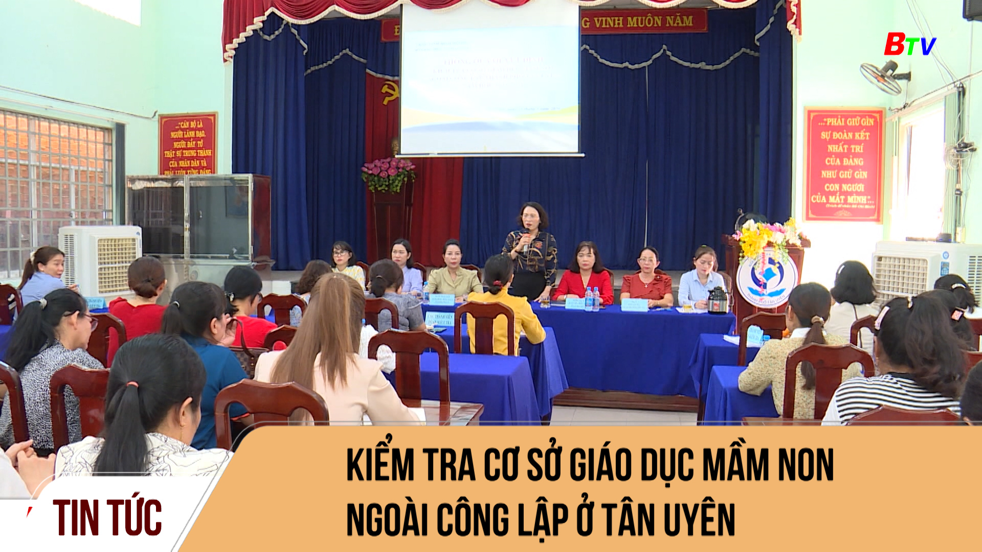 Kiểm tra cơ sở giáo dục mầm non ngoài công lập ở Tân Uyên