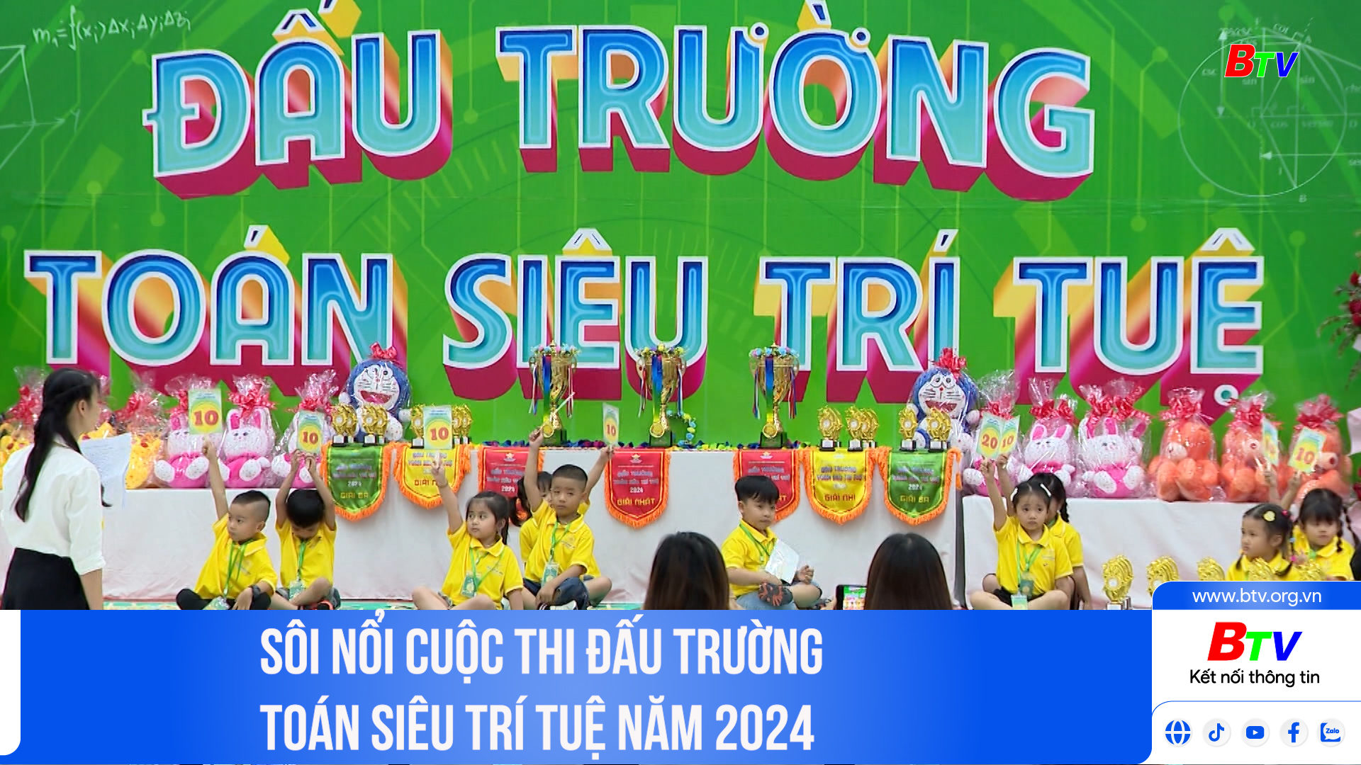 Sôi nổi cuộc thi đấu trường toán siêu trí tuệ năm 2024