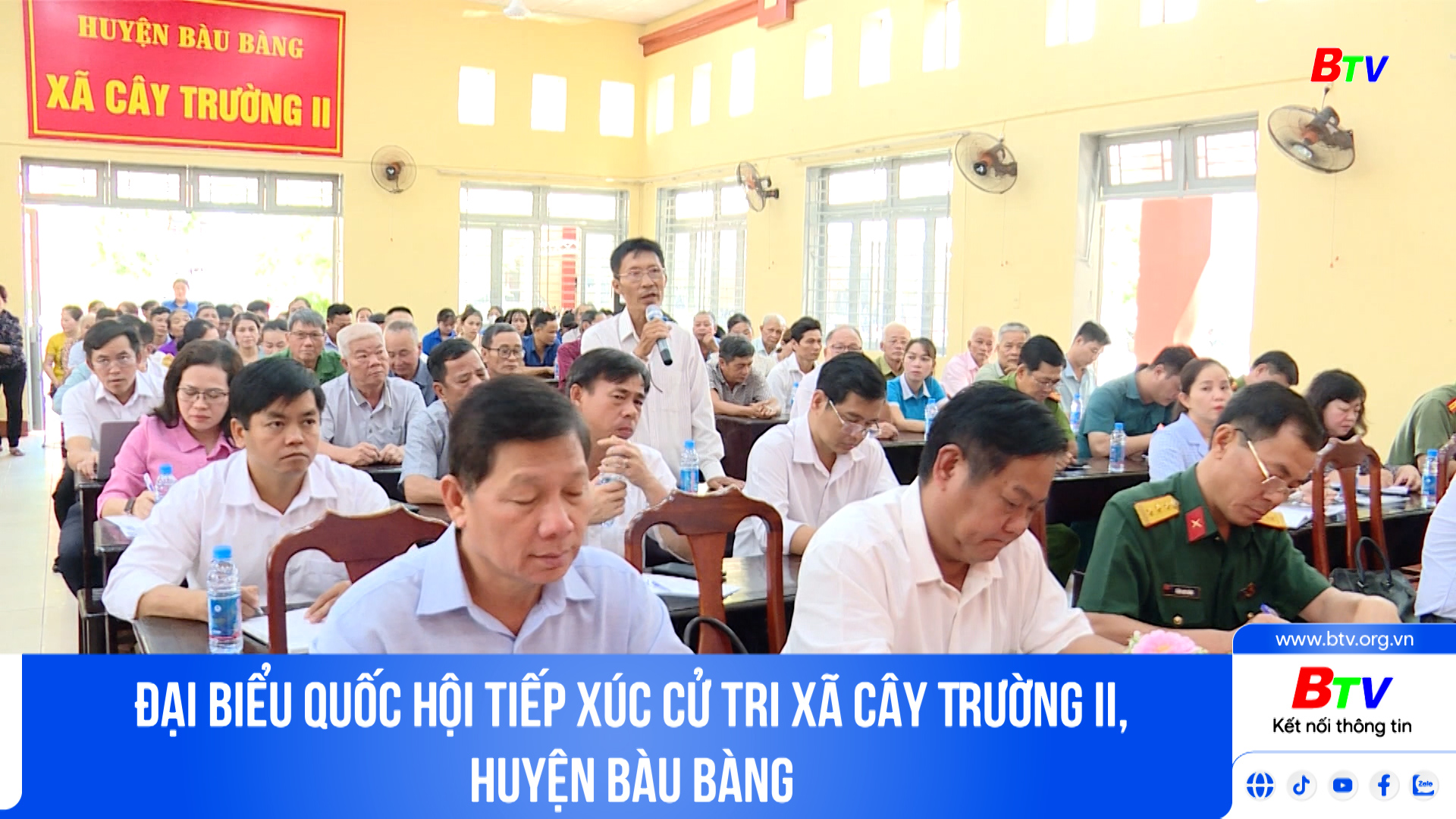 Đại biểu Quốc hội tiếp xúc cử tri xã Cây Trường II, huyện Bàu Bàng