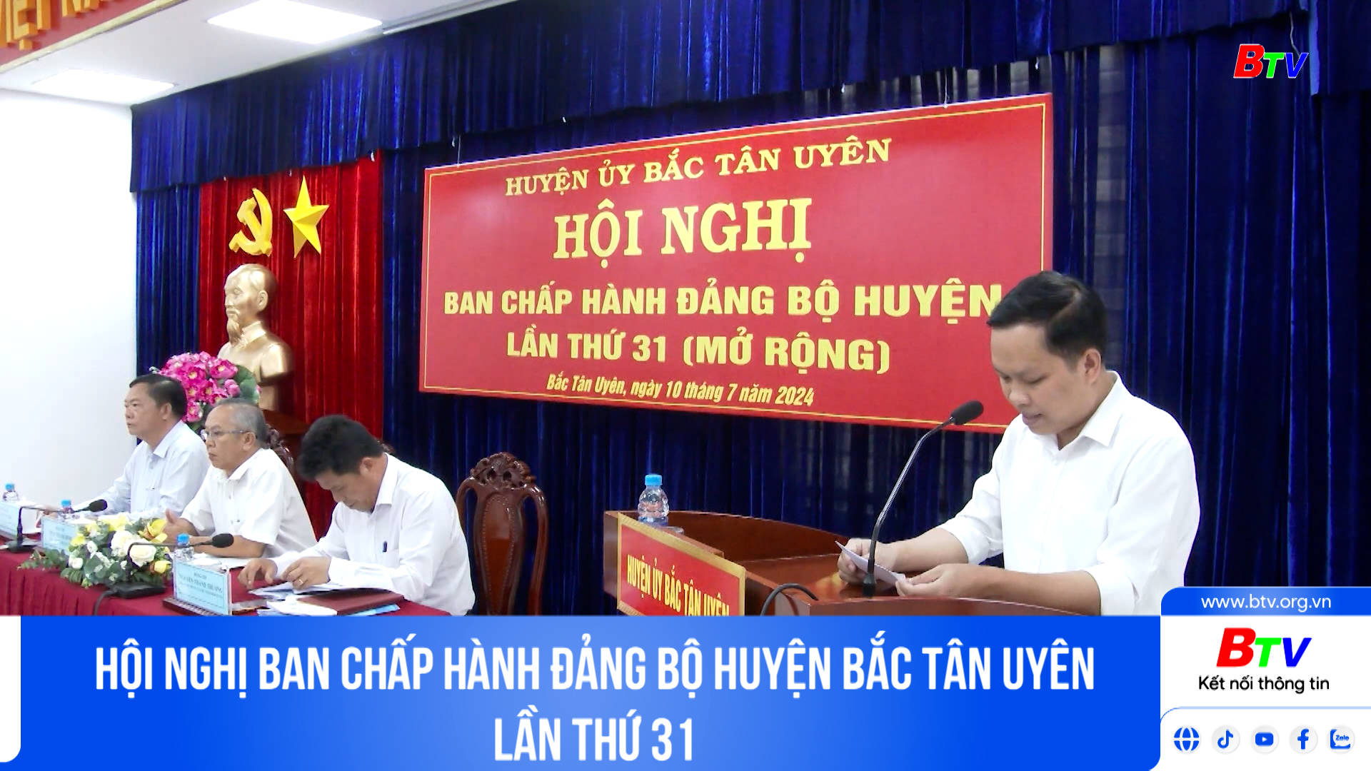 Hội nghị Ban Chấp hành Đảng bộ huyện Bắc Tân Uyên lần thứ 31