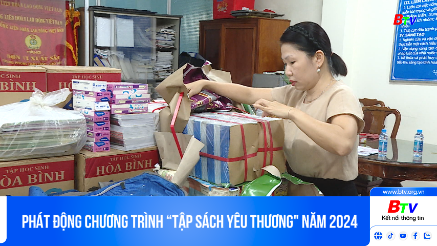 Phát động chương trình “Tập sách yêu thương