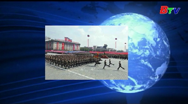 Triều Tiên duyệt binh mừng quốc khánh