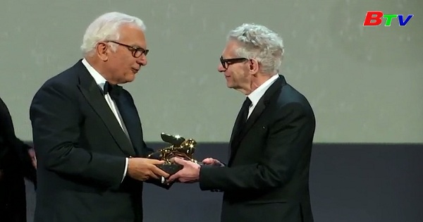 David Cronenberg nhận giải thưởng Thành tựu Trọn Đời tại LHP Venice