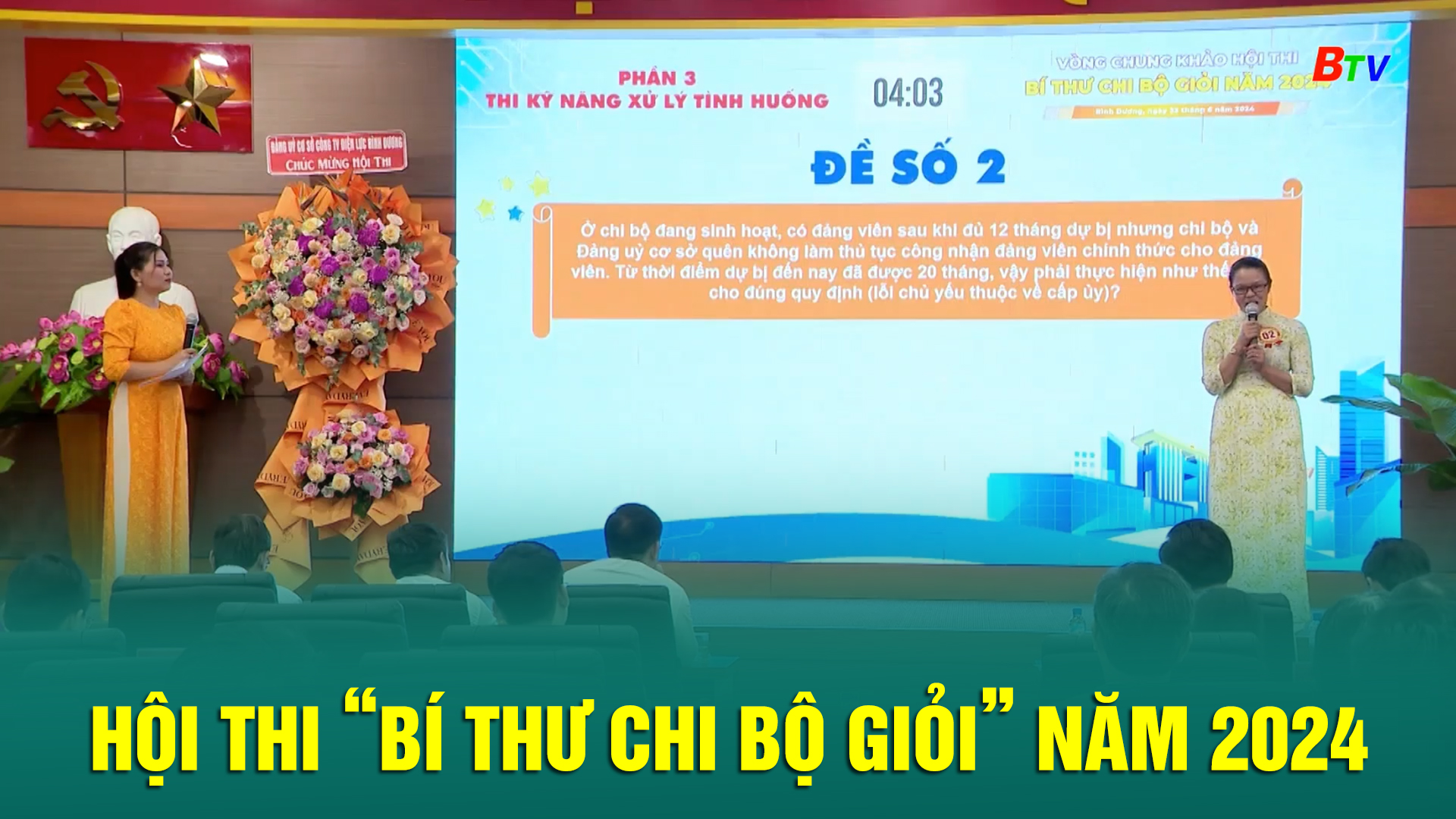 Hội thi “Bí thư Chi bộ giỏi” năm 2024