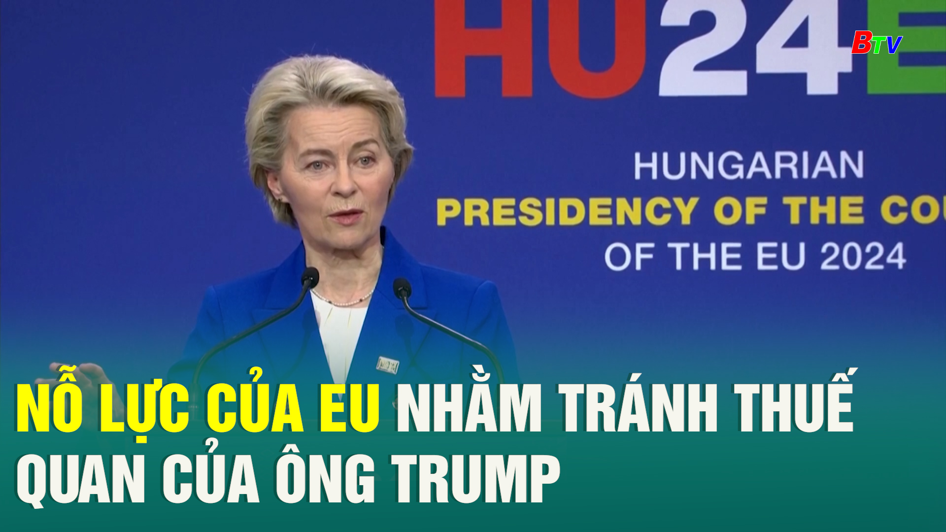 Nỗ lực của EU nhằm tránh thuế quan của ông Trump