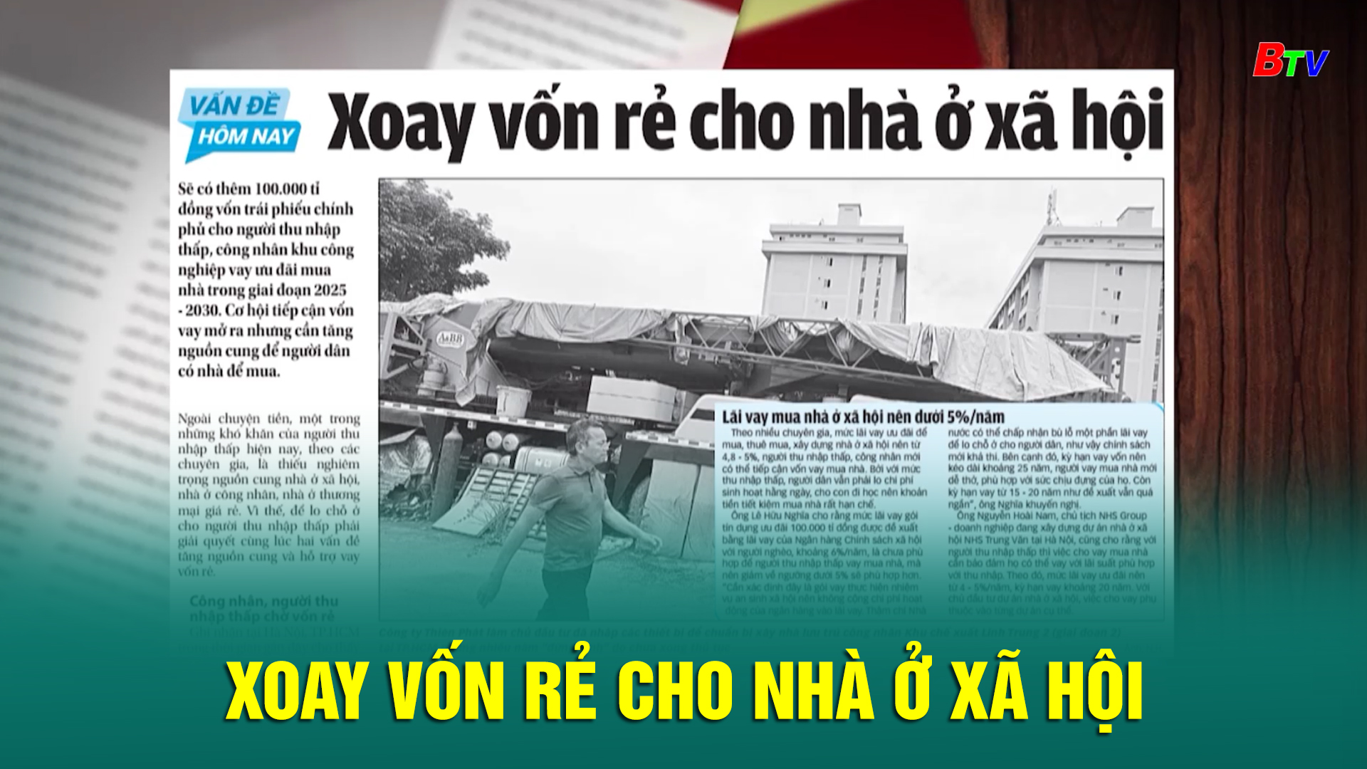 Xoay vốn rẻ cho nhà ở xã hội