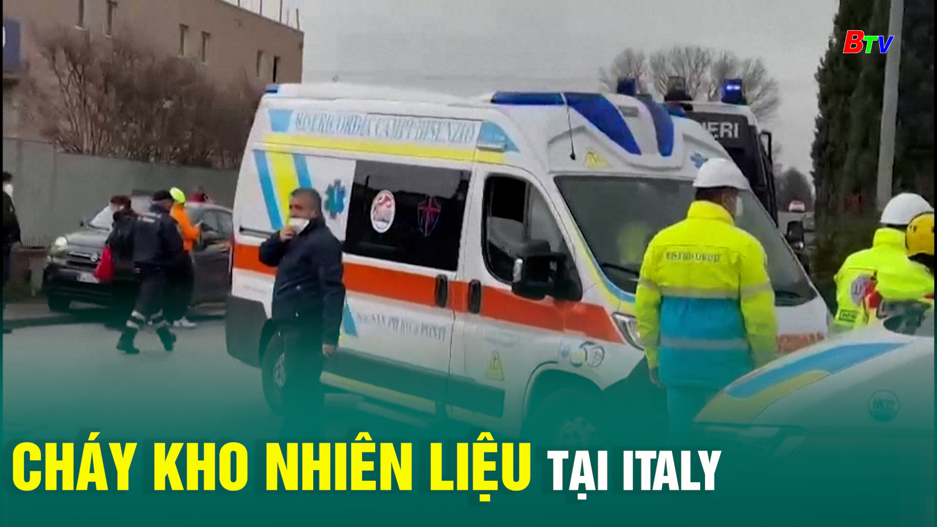 Cháy kho nhiên liệu tại Italy