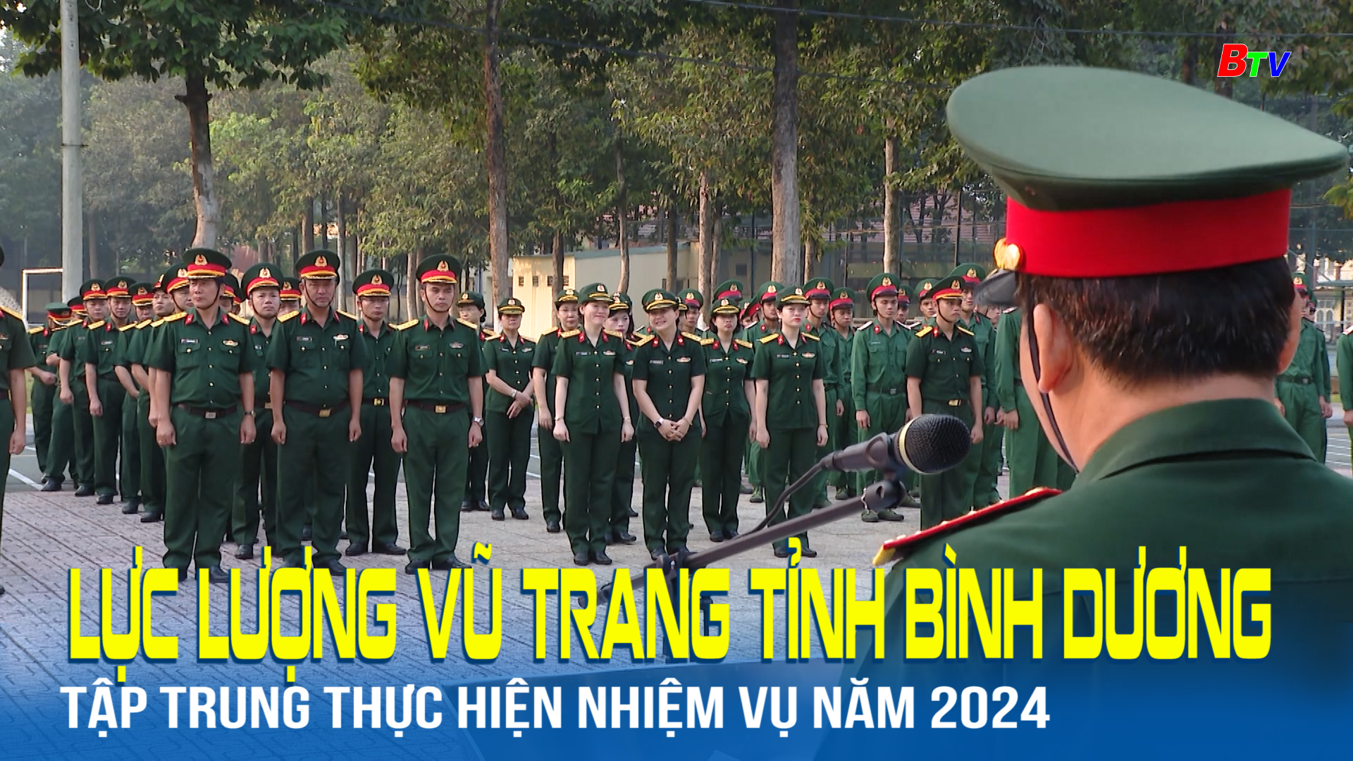 Lực lượng vũ trang tỉnh Bình Dương tập trung thực hiện nhiệm vụ năm 2024