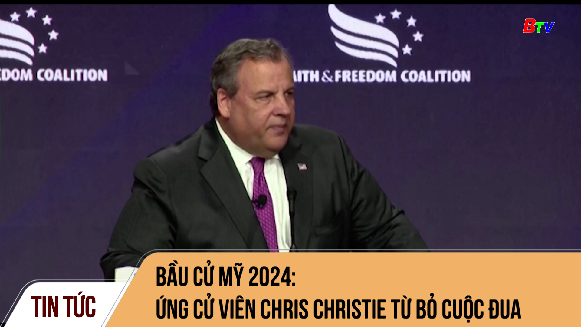 Bầu cử Mỹ 2024: Ứng cử viên Chris Christie từ bỏ cuộc đua
